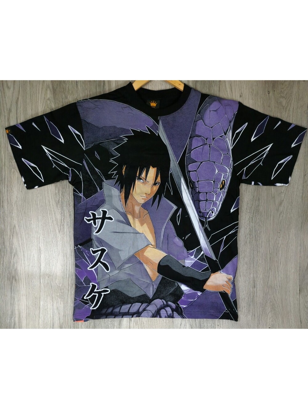 Vintage Style Sasuke MEGA AOP Naruto,Aoda,Itachi,Orochimaru,Uchiha Limited